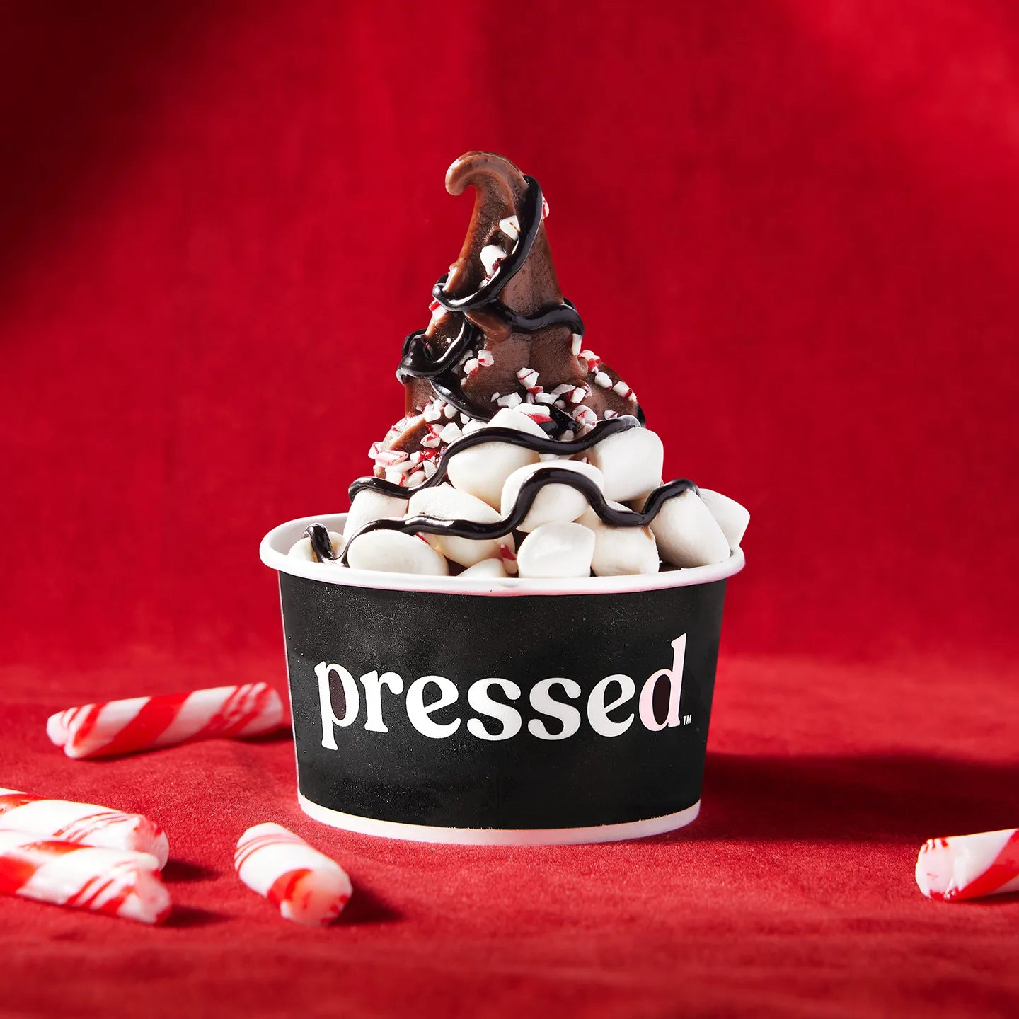 Chocolate Peppermint Sundae Freeze
