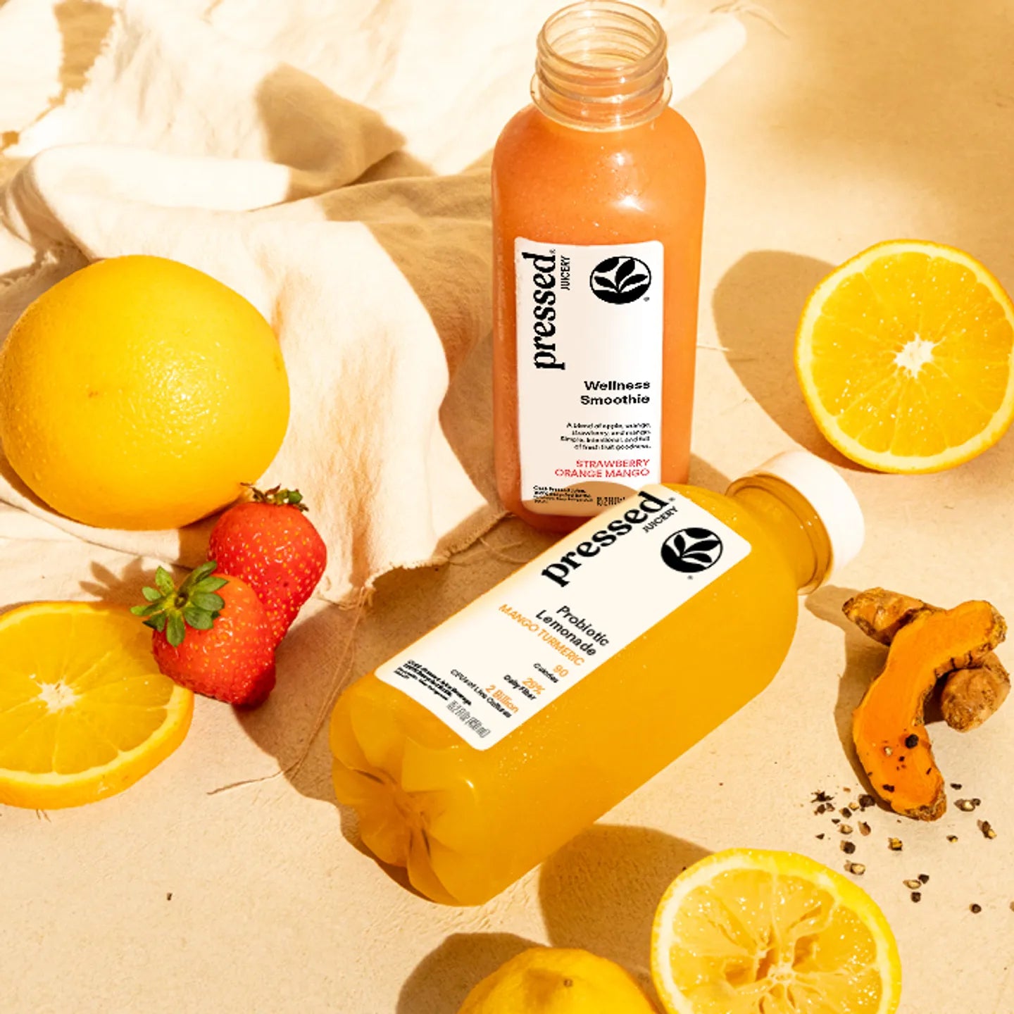 Mango Turmeric Probiotic Lemonade