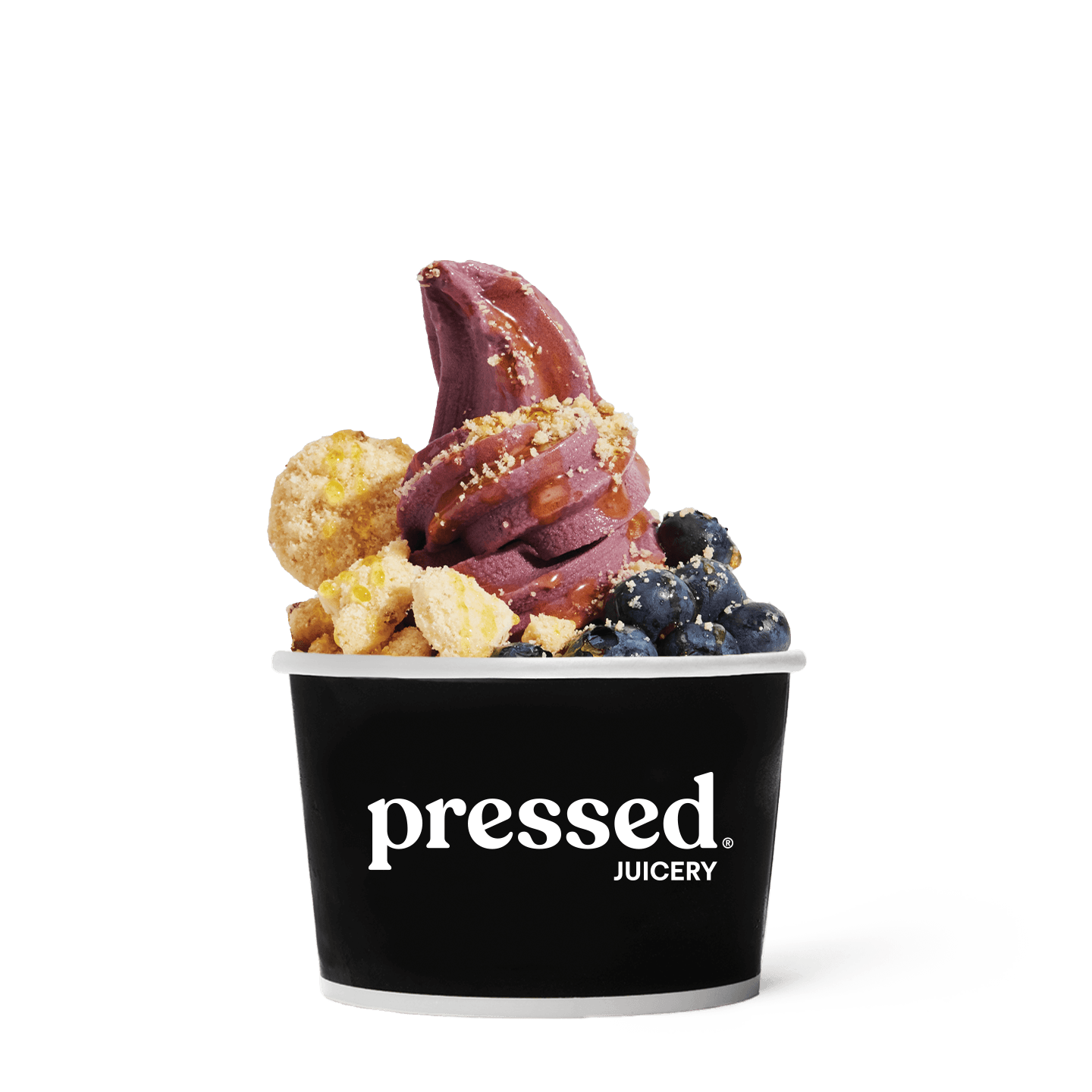 Lemon Blueberry Crumble Sundae