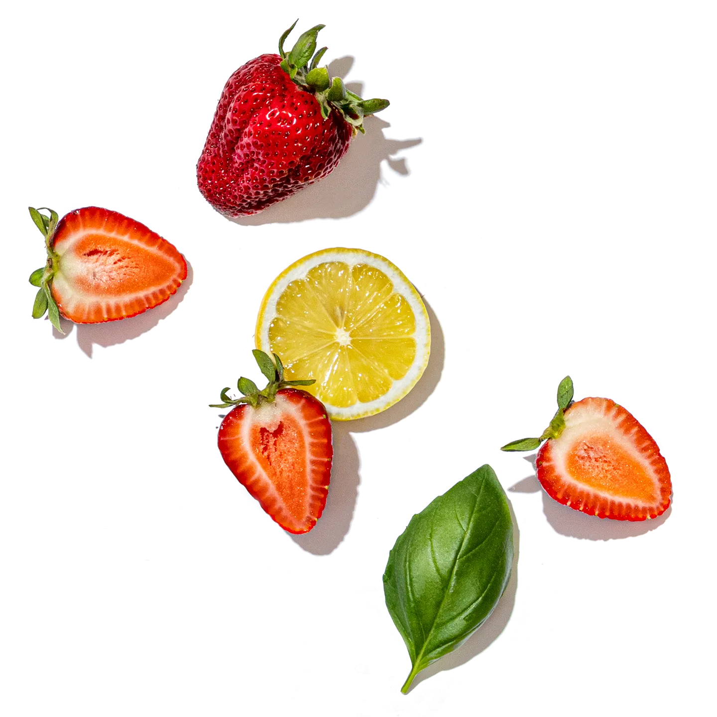 Strawberry Basil Probiotic Lemonade